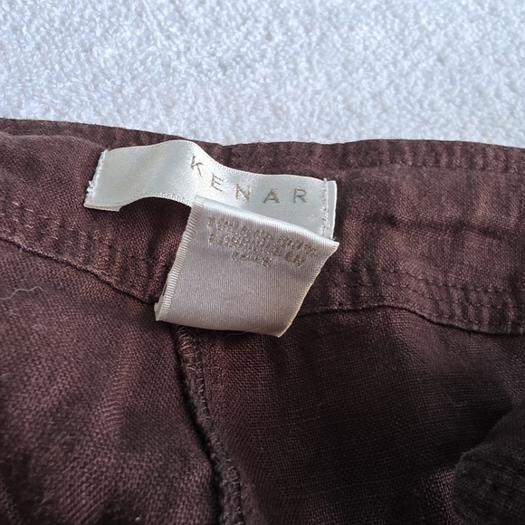 Kenar Brown Cargo Pants Relaxed Fit Size 8 - Picture 11 of 13